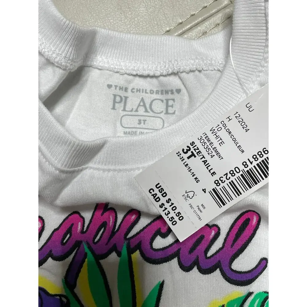 The Children's Place Tropical Princess Graphic T-Shirt 3T
